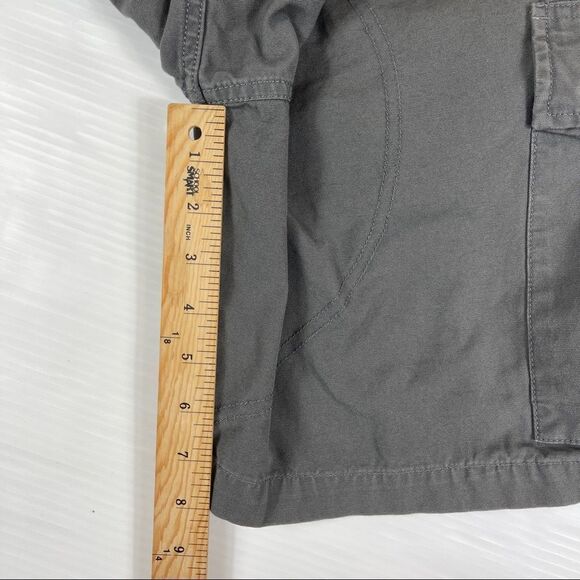 Burton Cargo Shorts Gray Hiking Outdoor Flat Front Men's Size 28 Cotton - Picture 9 of 10